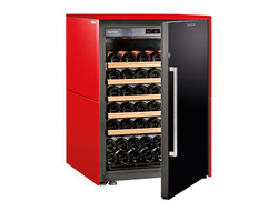 Мультитемпературный винный шкаф Eurocave S Collection S цвет красный сатин сплошная дверь Black Piano максимальная комплектация.jpg